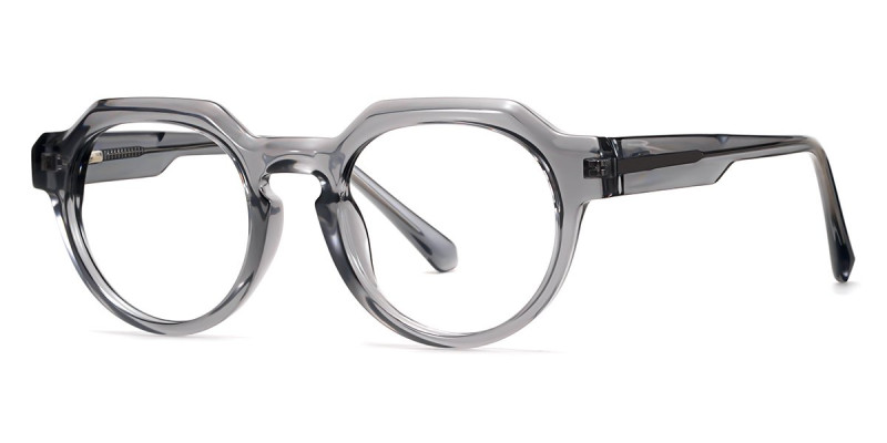 Round Gray Frame