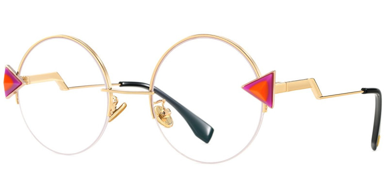 Round Orange Frame