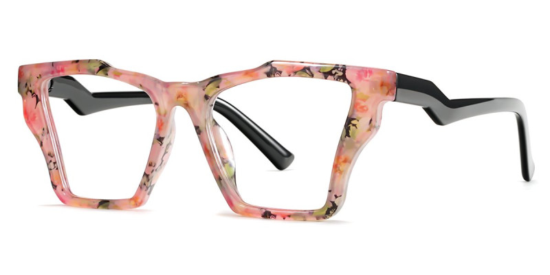 Cateye Floral Frame