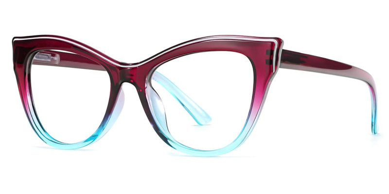 Cateye Purple Frame