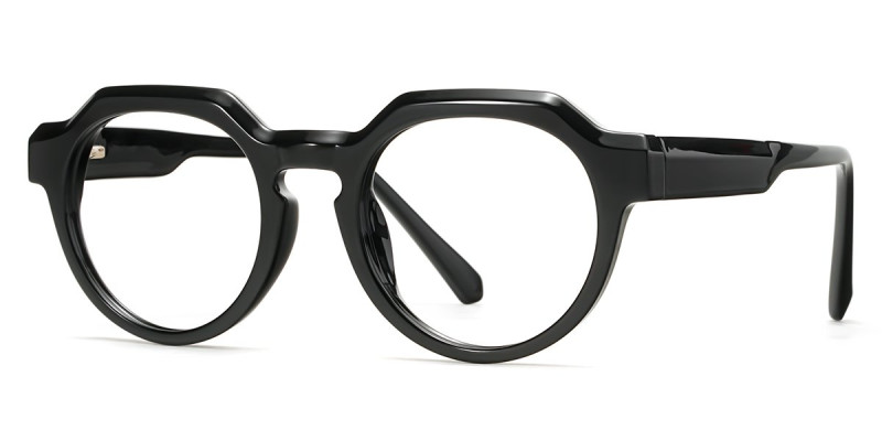 Round Black Frame