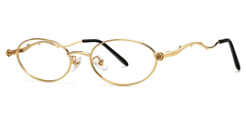 Oval Gold Frame