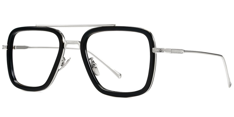 Aviator BlackSilver Frame