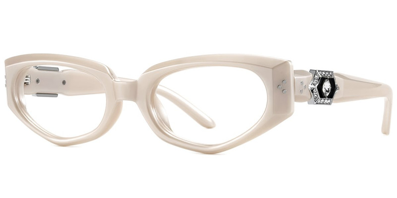 Cateye White Frame