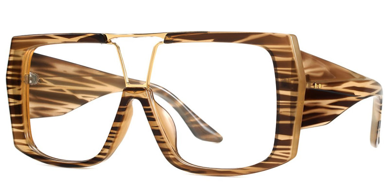 Aviator Brown Frame
