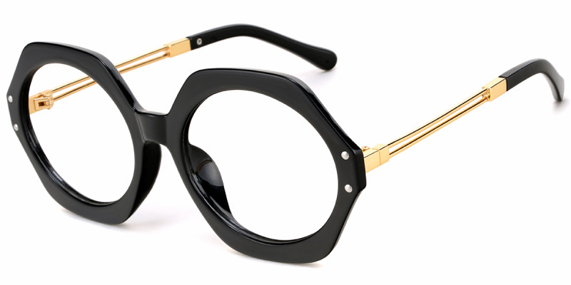 Round Black Frame