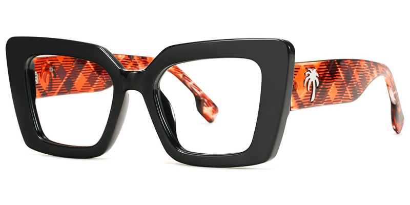 Square Brown Frame