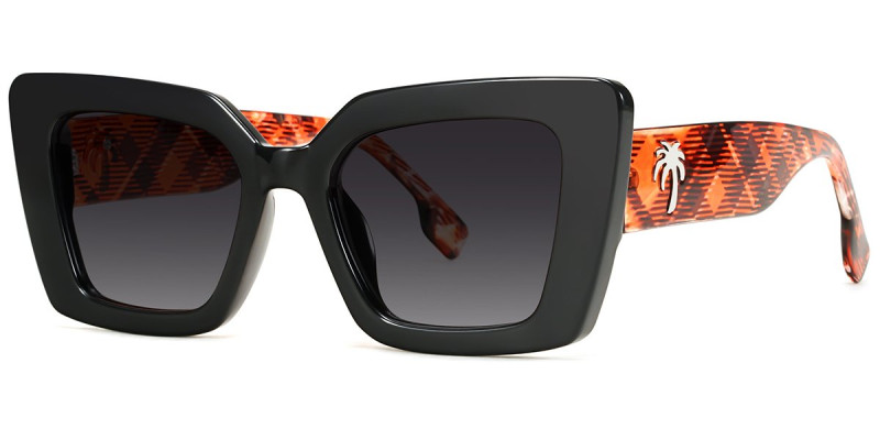 Square Brown Sunglasses