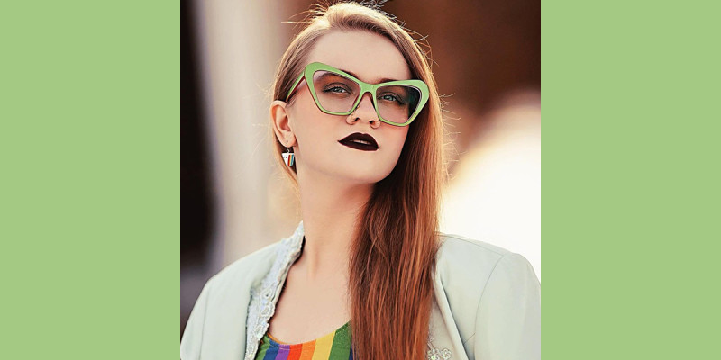 Cateye Green Frame