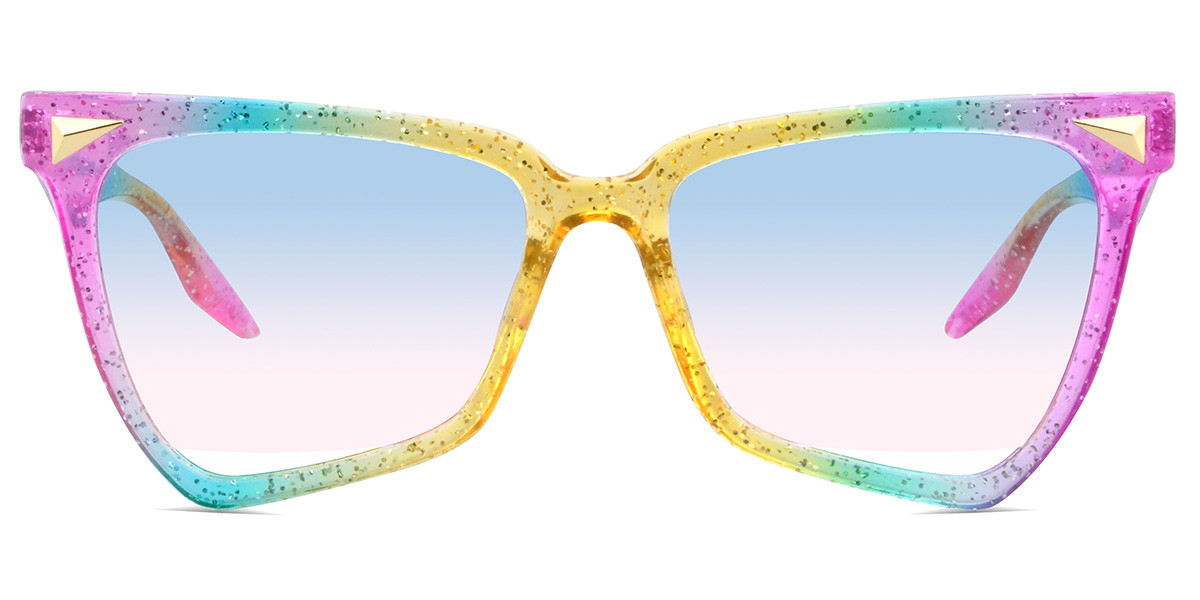 Geometric Colorful Sunglasses 
