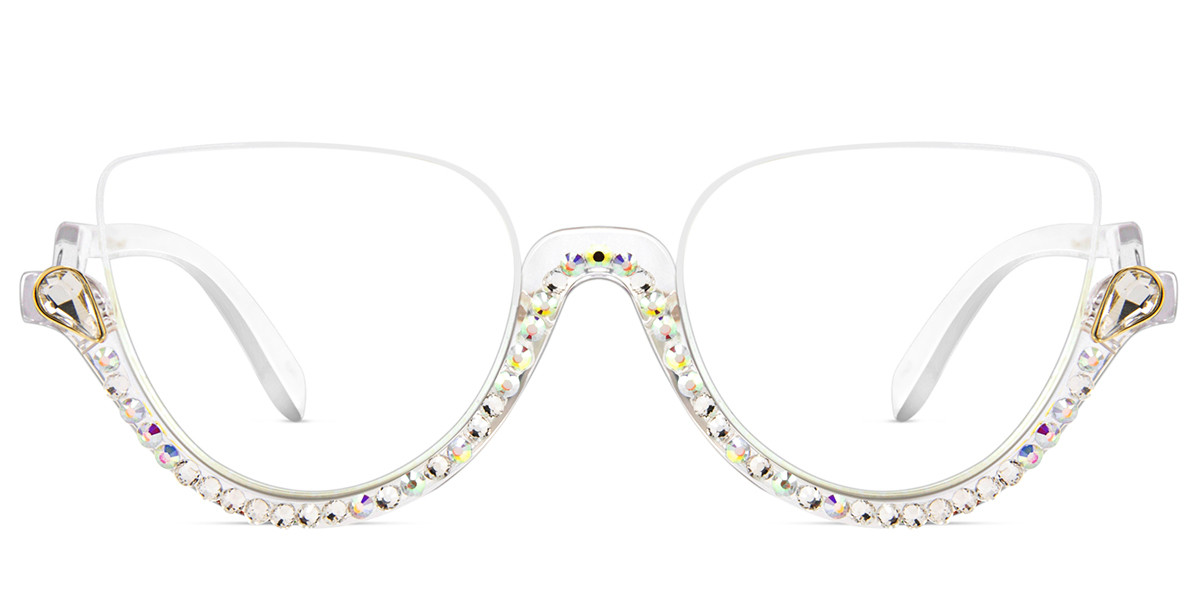 Cateye Rhinestone Frame 