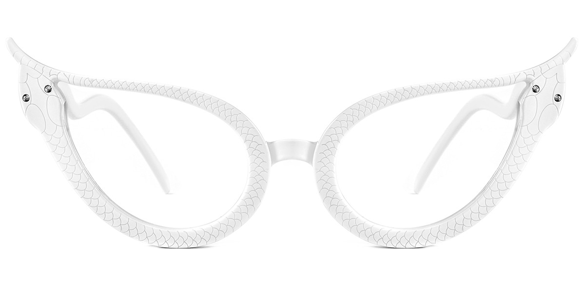 Cateye White Frame