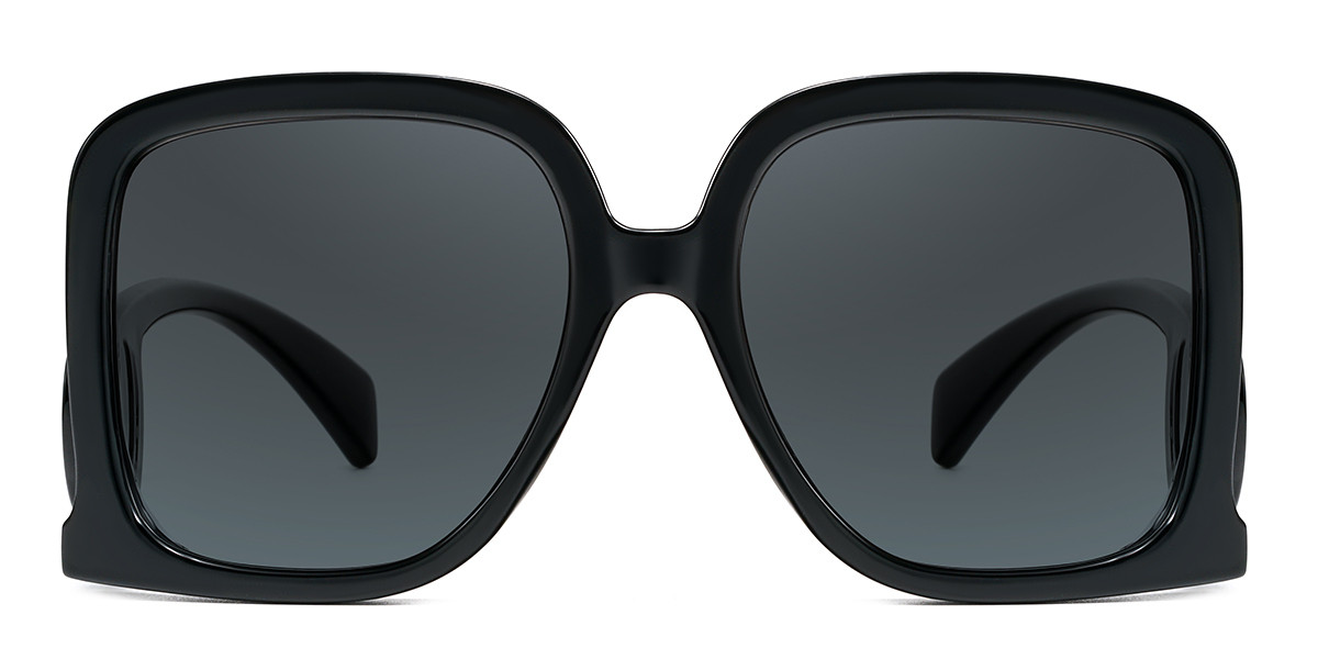 Square Black Sunglasses