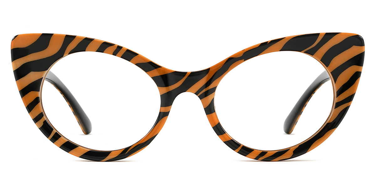 Cateye Tiger-Stripes Frame