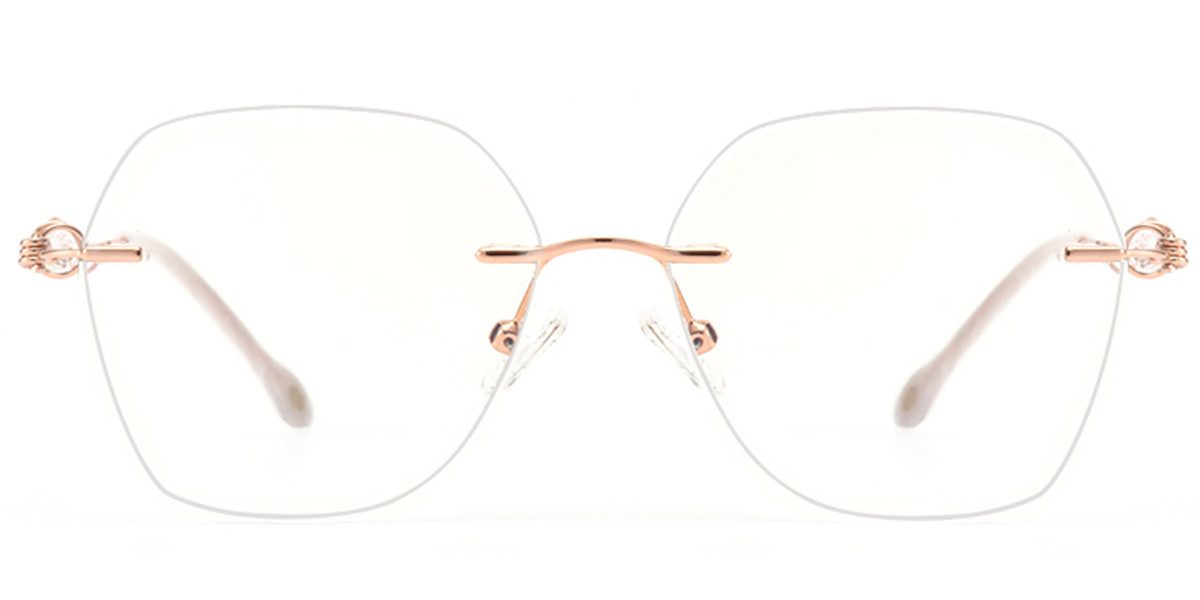 Rhinestone Rimless Frame 