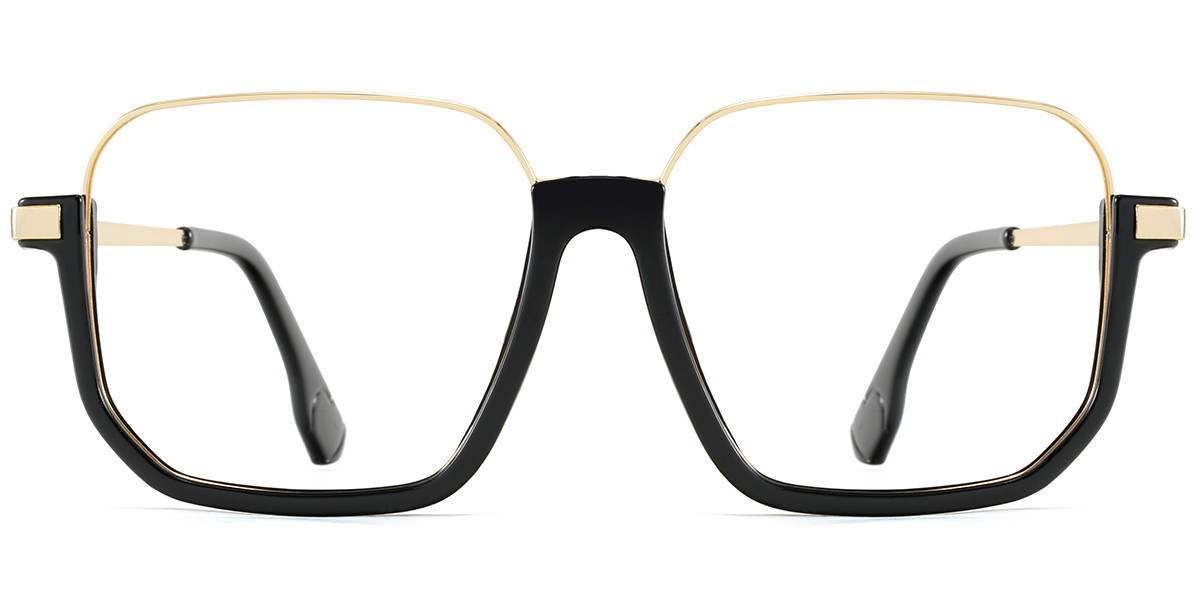 Square Black-Gold Frame