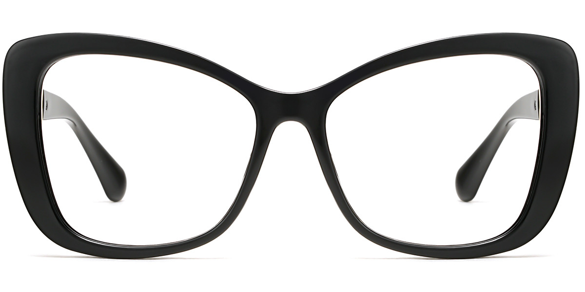 Ambrose-Cateye Black Prescription Glasses | Ublins