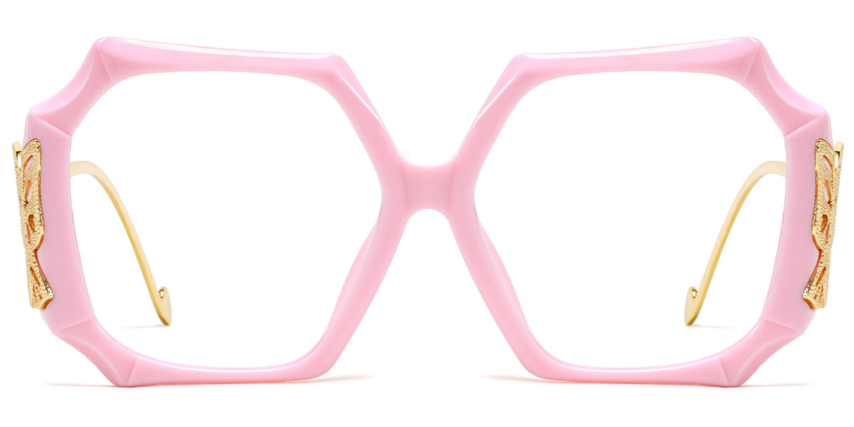 Geometric Pink Frame