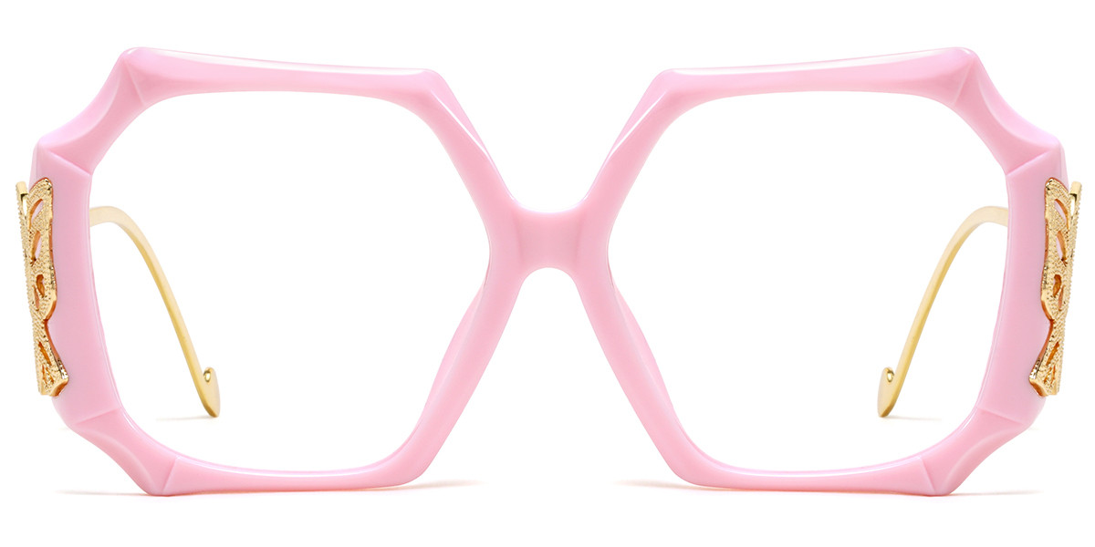 Geometric Pink Frame