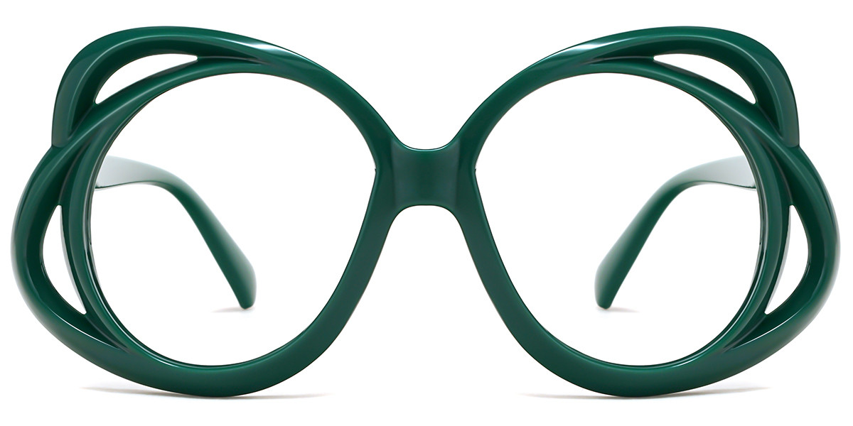 Oval Green Frame