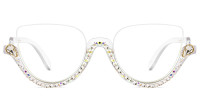 Cateye Rhinestone Frame 