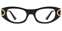 Oval Black Frame