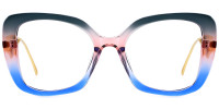 Square Gray-Blue Frame