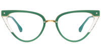 Cateye Green Frame