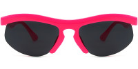 Oval Pink Sunglasses