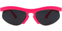 Oval Pink Sunglasses