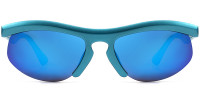 Oval Blue Sunglasses