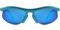 Oval Blue Sunglasses