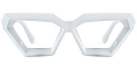 Cateye White Frame