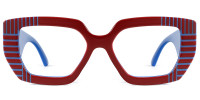 Square Red&Blue Frame