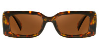 Rectangle Tortoise Sunglasses