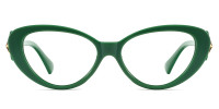 Cateye Green Frame