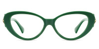 Cateye Green Frame