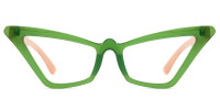 Cateye Green Frame