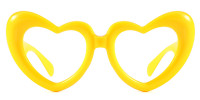 Heart-Shaped Yellow Frame