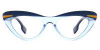 Cateye Blue Frame