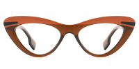 Cateye Brown Frame