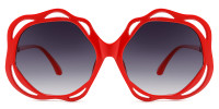 Geometric Red Sunglasses