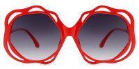 Geometric Red Sunglasses