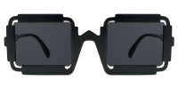 Square Black Sunglasses