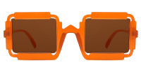 Square Brown Sunglasses