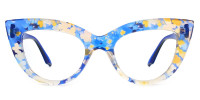 Cateye Blue Frame