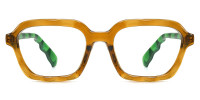 Geometric Yellow&Green Frame