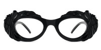 Oval Black Frame