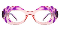 Oval Purple Frame