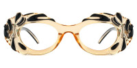 Oval Yellow Frame